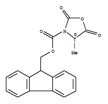 Structure of FMOC-ALA-N-CARBOXYANHYDRIDE