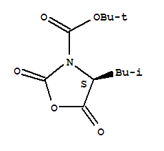 Structure of N-tert-Butoxycarbonyl-L-leucine N-carboxylic anhydride