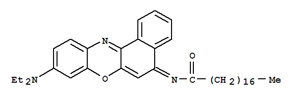 Structure of N-OCTADECANOYL-NILE BLUE