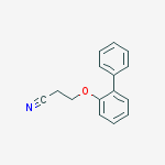 3-(2-Phenylphenoxy)propanenitrile结构式