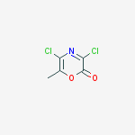 Structure of 3,5-DICHLORO-6-METHYL-1,4-OXAZIN-2-ONE