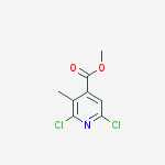 Structure of methyl 2,6-dichloro-3-methylisonicotinate