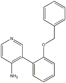 Structure of 3-(2-(benzyloxy)phenyl)pyridin-4-aMine