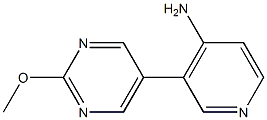 3-(2-甲氧基嘧啶-5-基)吡啶-4-胺结构式