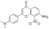 7-AMino-2-(4-(diMethylaMino)phenyl)-8-nitro-4H-chroMen-4-one结构式