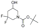 Structure of tert-Butyl 3,3-difluoro-5-hydroxypiperidine-1-carboxylate