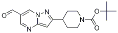 tert-Butyl 4-(6-forMylpyrazolo[1,5-a]pyriMidin-2-yl)piperidin-1-carboxylate结构式