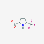 Structure of 5-Trifluoromethyl-pyrrolidine-2-carboxylic acid