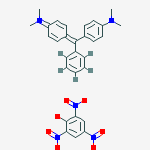 Structure of BIS-(4-DIMETHYLAMINO-PHENYL)-PHENYL-D5-CARBENIUM PICRATE