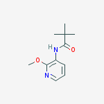 Propanamide, N-(2-methoxy-3-pyridinyl)-2,2-dimethyl-结构式
