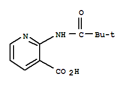 Structure of 2-(2,2-DIMETHYL-PROPIONYLAMINO)-NICOTINIC ACID