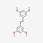 Benzene, 1,1'-(1E)-1,2-ethenediylbis[3,5-dimethoxy-结构式