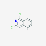 Structure of 1,3-DICHLORO-5-FLUOROISOQUINOLINE