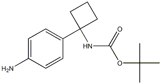 Structure of tert-Butyl 1-(4-aMinophenyl)cyclobutylcarbaMate