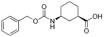 Structure of (1R,3S)-3-(Carbobenzoxyamino)cyclohexanecarboxylic Acid