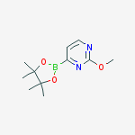 Structure of 2-Methoxy-4-(4,4,5,5-tetramethyl-1,3,2-dioxaborolan-2-yl)pyrimidine