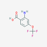 Structure of 2-amino-4-(trifluoromethoxy)benzoic Acid