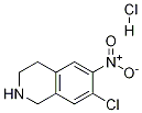 Structure of 7-Chloro-6-nitro-1,2,3,4-tetrahydroisoquinoline hydrochloride