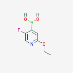 Structure of (2-ETHOXY-5-FLUOROPYRIDIN-4-YL)BORONIC ACID