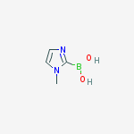 Structure of (1-Methyl-1H-imidazol-2-yl)boronic acid