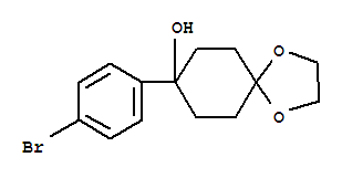 Structure of 8-(4-BROMOPHENYL)-1,4-DIOXASPRIO[4,5]DECAN-8-OL