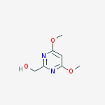 Structure of 2-pyrimidinemethanol,4,6-dimethoxy-