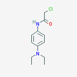 Structure of 2-chloro-N-[4-(diethylamino)phenyl]acetamide hydrochloride