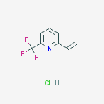2-ethenyl-6-(trifluoromethyl)pyridine结构式