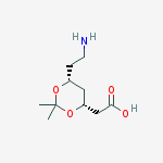 Structure of (4R,cis)-6-(2-Aminoethyl)-2,2-dimethyl-1,3-dioxane-4-acetic Acid