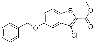 Structure of Methyl 5-(benzyloxy)-3-chlorobenzo[b]thiophene-2-carboxylate