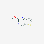 Structure of 2-methoxythieno[3,2-d]pyrimidine