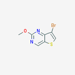 7-bromo-2-methoxythieno[3,2-d]pyrimidine结构式