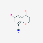Structure of 6-Fluoro-4-oxochroman-8-carbonitrile