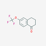 Structure of 1(2H)-Naphthalenone, 3,4-dihydro-6-(trifluoromethoxy)-