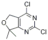 Structure of 2,4-Dichloro-7,7-dimethyl-5,7-dihydrofuro[3,4-d]pyrimidine