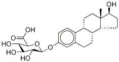17β-Estradiol-d3 3-β-D-Glucuronide结构式