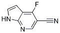 4-fluoro-1H-pyrrolo[2,3-b]pyridine-5-carbonitrile结构式
