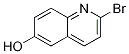 Structure of 6-Quinolinol, 2-broMo-