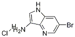 Structure of 6-broMo-1H-pyrrolo[3,2-b]pyridin-3-aMine hydrochloride