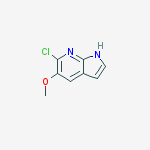 Structure of 6-chloro-5-methoxy-1h-pyrrolo[2,3-b]pyridine