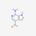 Structure of 7-Amino-1H-pyrrolo[2,3-c]pyridine-4-carboxaldehyde