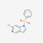 Structure of 1-(Phenylsulfonyl)-6-chloro-5-azaindole