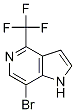 Structure of 1H-Pyrrolo[3,2-c]pyridine, 7-broMo-4-(trifluoroMethyl)-