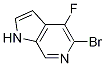 Structure of 1H-Pyrrolo[2,3-c]pyridine, 5-broMo-4-fluoro-