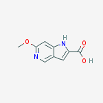 Structure of 6-Methoxy-5-azaindole-2-carboxylic acid
