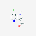 Structure of 3-Acetyl-7-chloro-4-azaindole