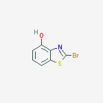 2-bromo-1,3-benzothiazol-4-ol结构式