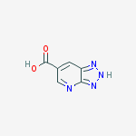 1H-[1,2,3]TRIAZOLO[4,5-B]PYRIDINE-6-CARBOXYLIC ACID结构式