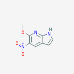 Structure of 6-Methoxy-5-nitro-7-azaindole