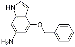 Structure of 1H-Indol-6-aMine, 4-(phenylMethoxy)-